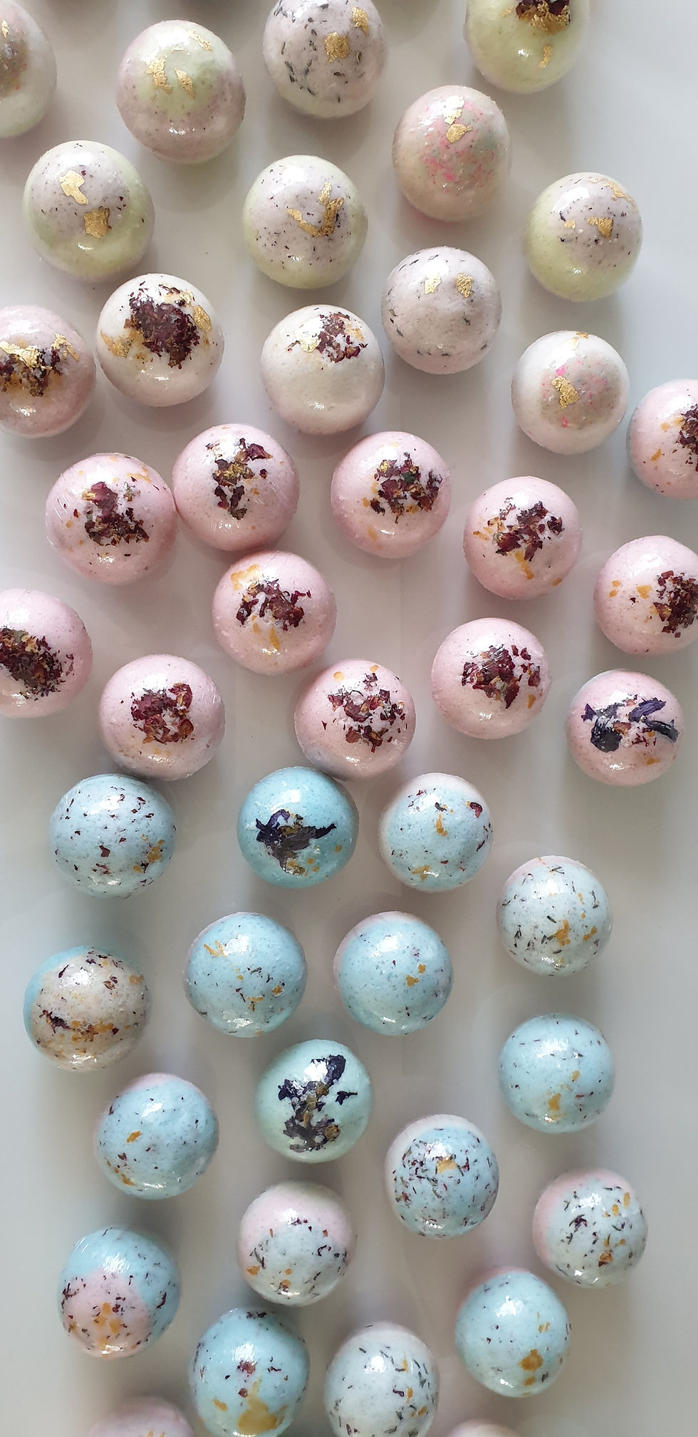 Thumbnail: 'bathbomb lavender fields' met epsomzout