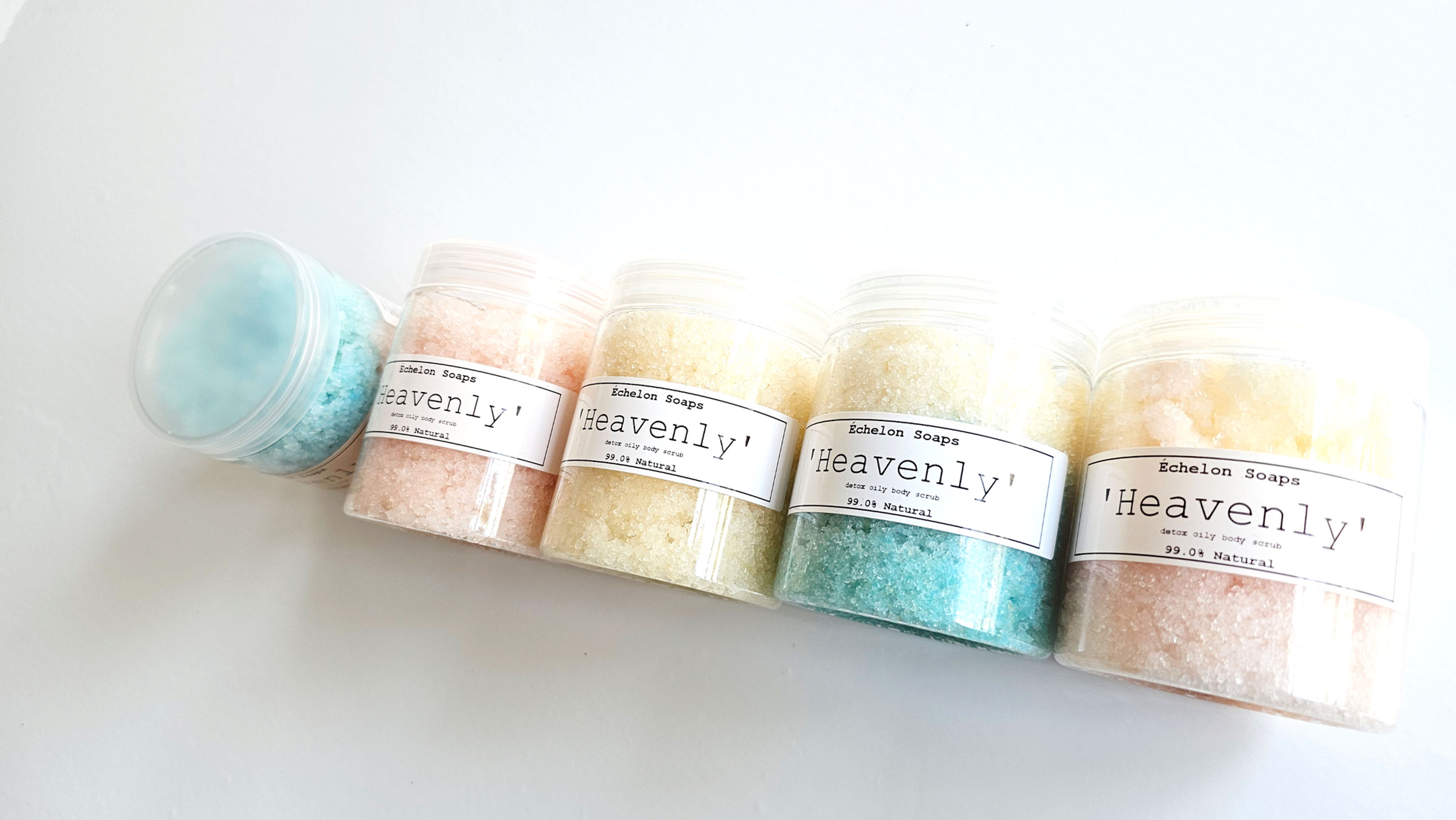 'heavenly' oily detox body scrub'