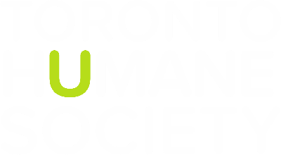 Toronto Humane Society logo with green U symbol and text. Custom Maids.