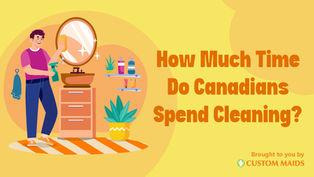 How Much Time Do Canadians Spend Cleaning Their Homes? Nearly 30 Days a Year.