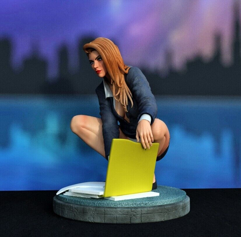 Secretaria BV - 2 estilos - Kit de modelo de resina a gran escala 1/24 sin pintar + base E3D