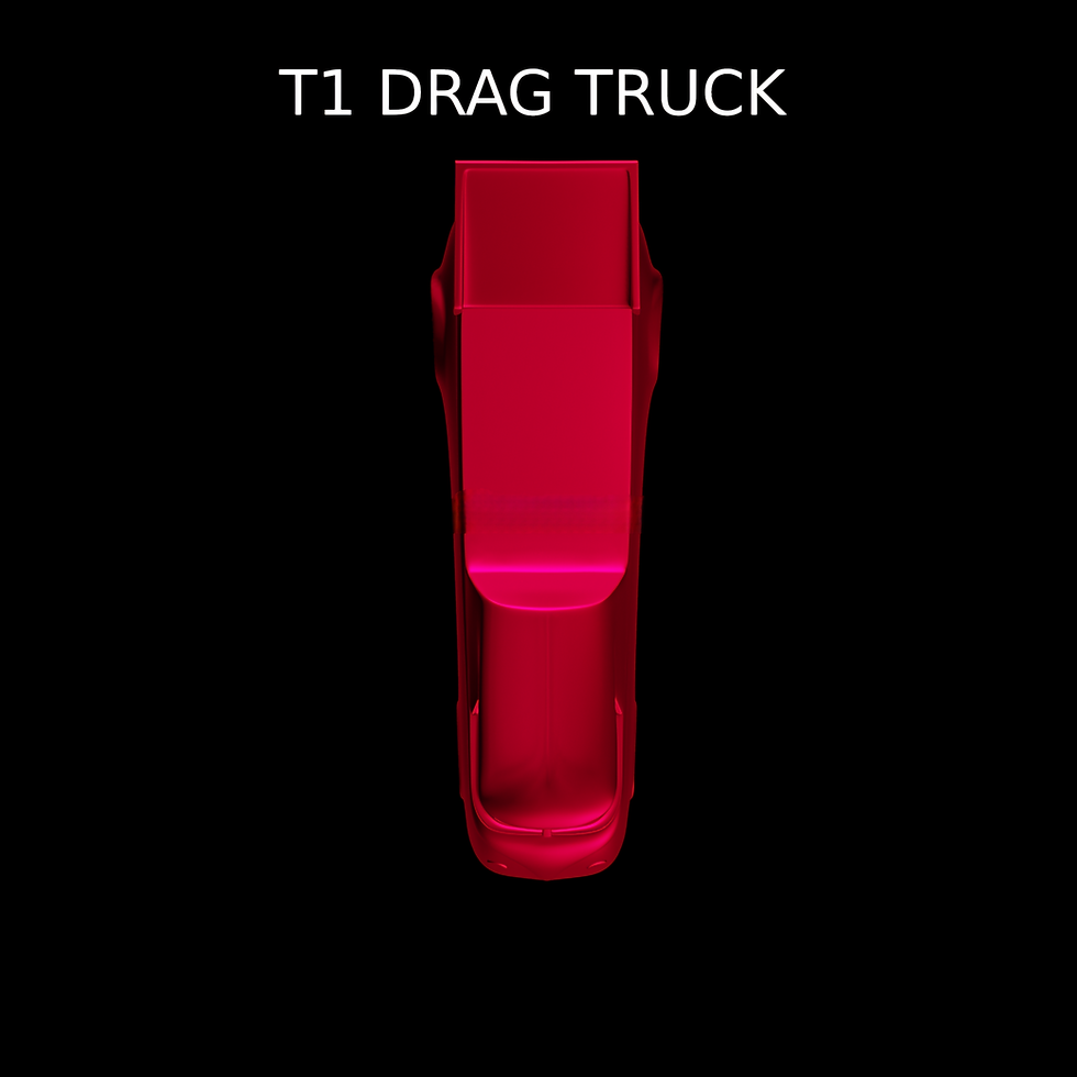 Miniaturbild: VW T1 Drag Truck Ute Pickup – verschiedene Maßstäbe – NUR Karosserie/Chassis aus 3D-Harz