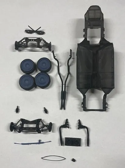 Miniaturbild: EFIJY Concept Car, 3D-Harzdruck, kompletter Modellbausatz im Maßstab 1:25 – FB