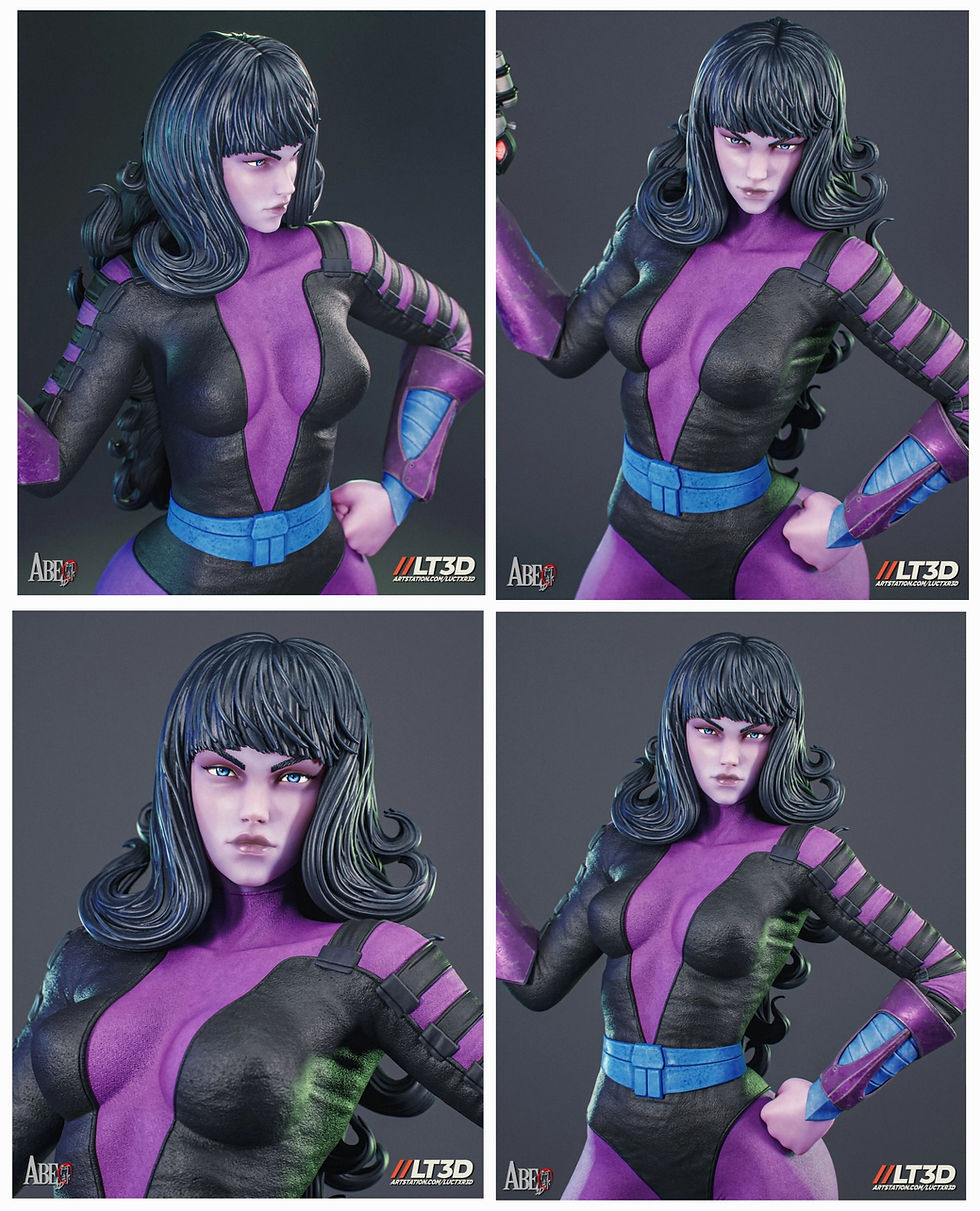 Thumbnail: Nebula - 1 x Unpainted Large Scale 3D Resin Printed Model Kit and Base - ABE