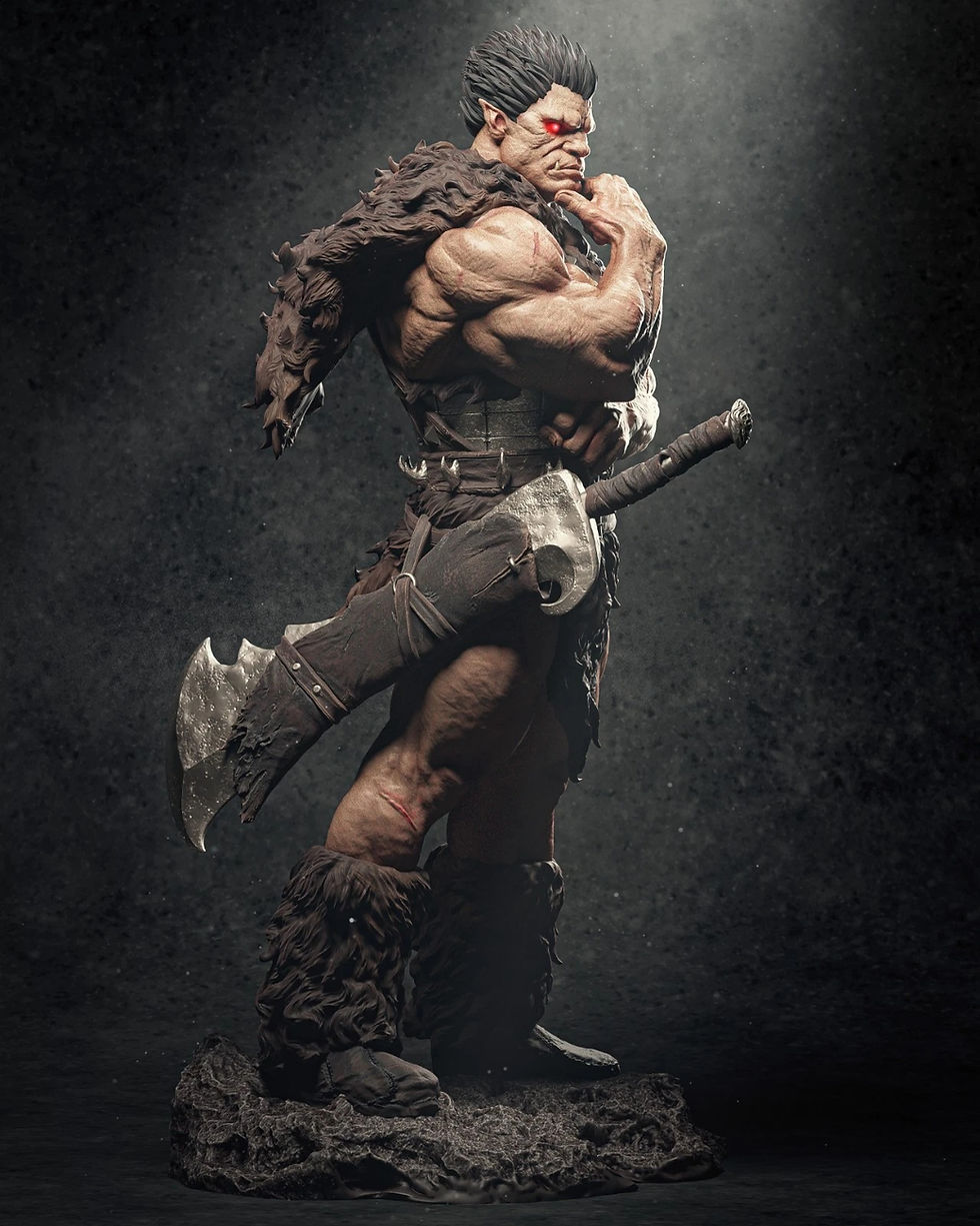 Miniaturbild: Zodd - 1 x Unpainted Large Scale 3D Resin Printed Model Kit and Base - CA3D