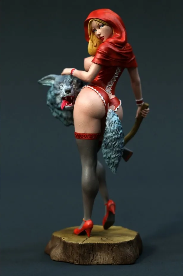 Miniatura: Little Red - 1 x Kit de modelo de resina sin pintar + Base E3D Disponible en varias escalas