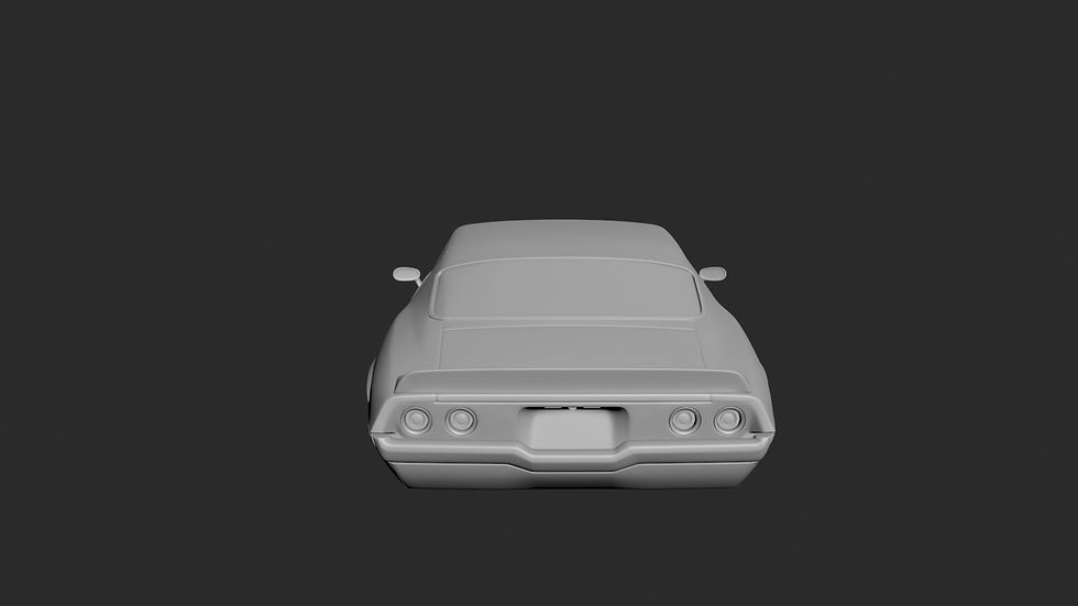 サムネイル： 1970年式シボレーカマロ ボディのみ - 各種スケールあり - 3D樹脂プリント