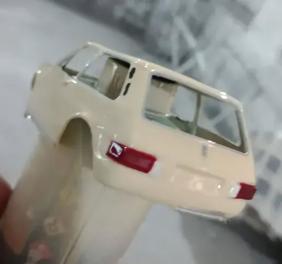 Miniatura: Kit de Volkswagen Brasilia 1973 - En varias escalas - Impresión en resina 3D - K3D