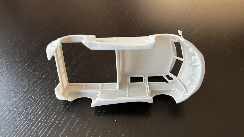 Miniaturbild: Volkswagen T1 Kombi Custom Ute Karosserie - In verschiedenen Maßstäben - 3D-Harz gedruckt - K3D