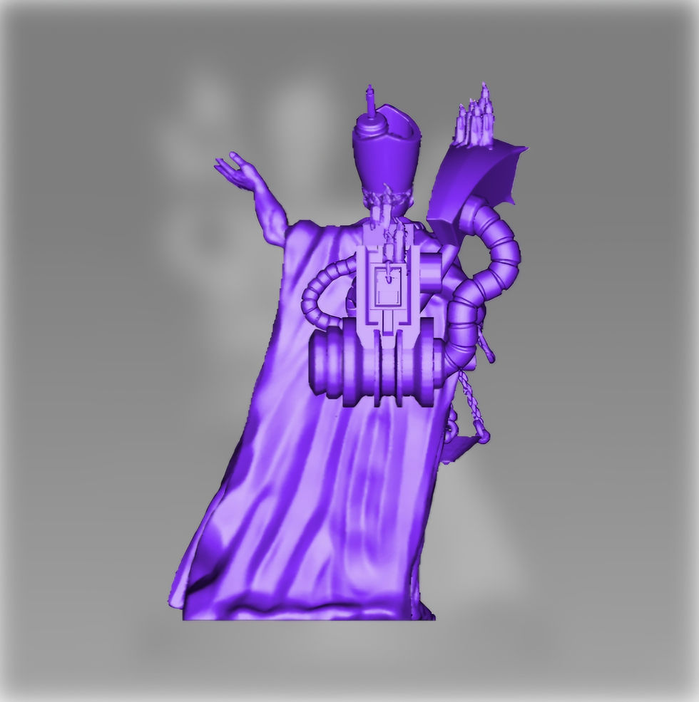 Miniaturbild: Trench Orator – 1 x unbemalter 3D-Modellbausatz aus Kunstharz und Sockel – MY
