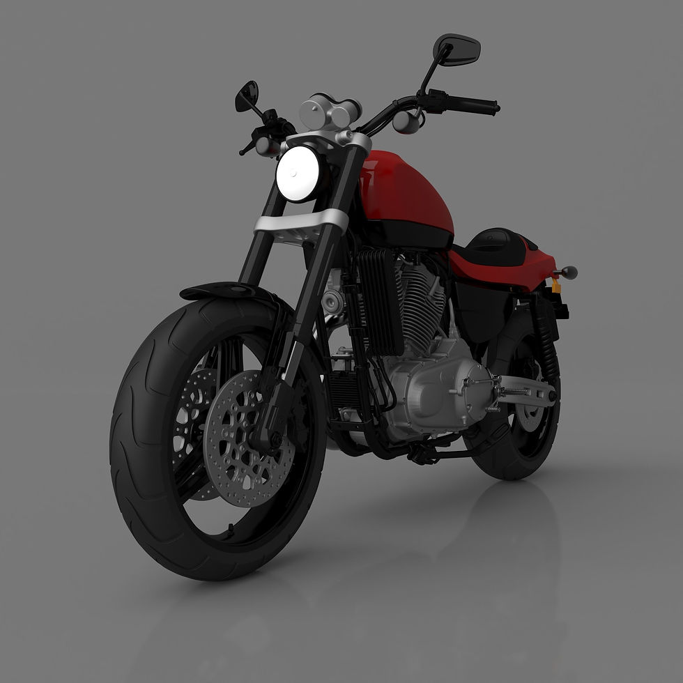 Miniature : Harley Davidson XR 1200 Sportster - 1 kit de maquettes imprimées en 3D non peintes - S3D