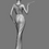 Thumbnail: Tiffany - NSFW - 1 x Unpainted - 250mm Large Scale Resin Model Kit and Base - SS
