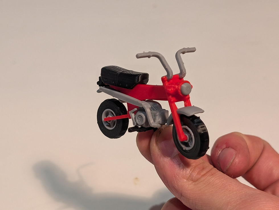 Thumbnail: Cárta Samhail Kit Honda Dax ST-70 - 1 x 3D Roisín Clóbhuailte Kit Samhail - Pekonimato