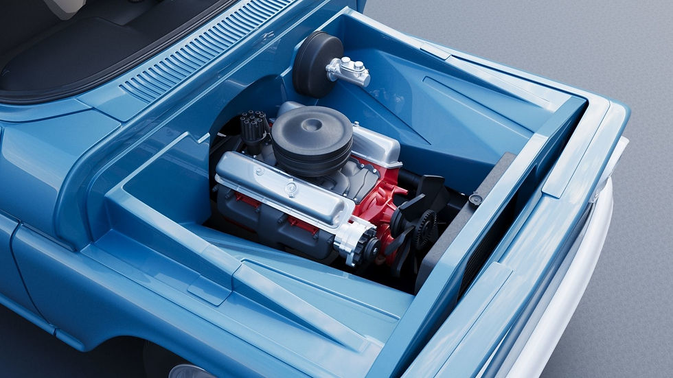 Thumbnail: 1961 Chevrolet C10 PickUp Ute in RHD or LHD 3D -Printed Complete Model Kit O/H/B