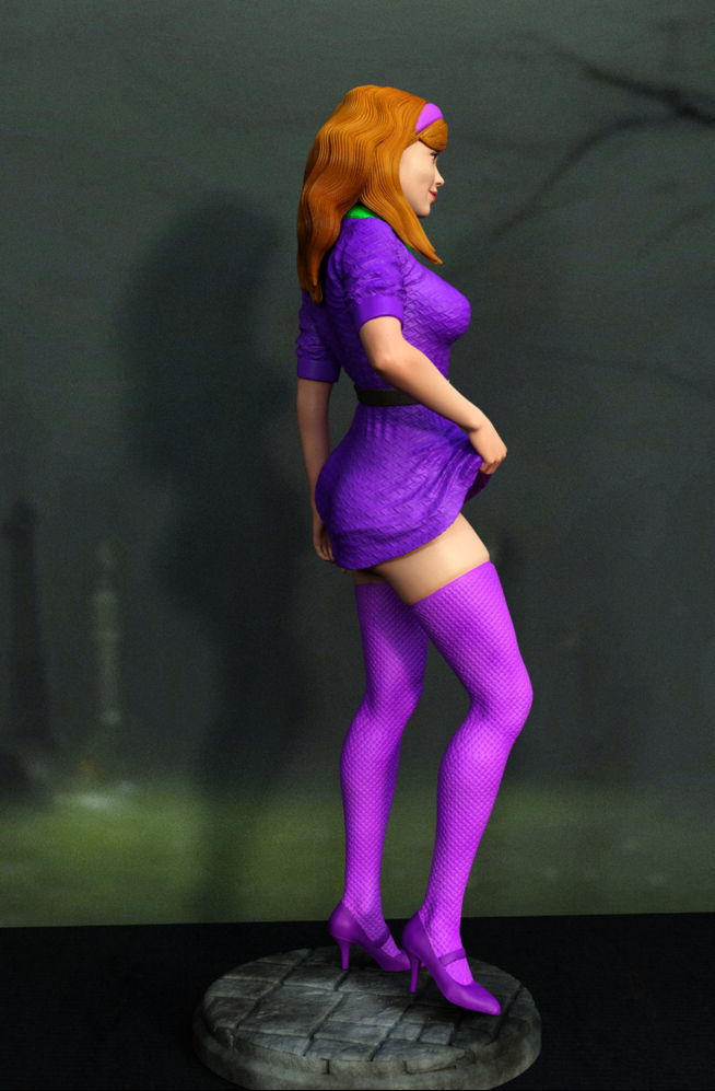 Thumbnail: Daphne - 1 x Unpainted Large Scale 3D Resin Printed Model Kit and Base - E3D