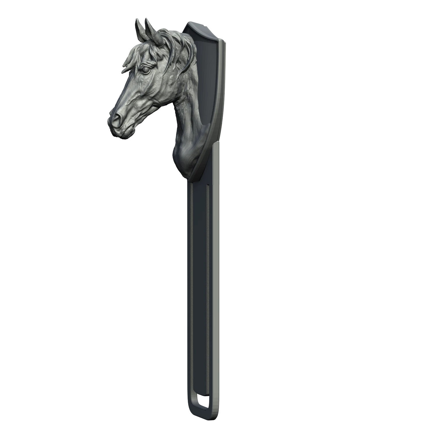 Horse Design - Very Cool - 1 x 3D Resin Printed Bookmark - SH3D