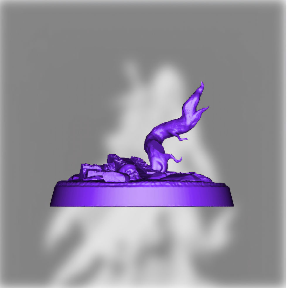 Miniaturbild: Vampire Lords – 2 x unbemalte 3D-Modelle aus Kunstharz + Sockel – in verschiedenen Maßstäben – MY