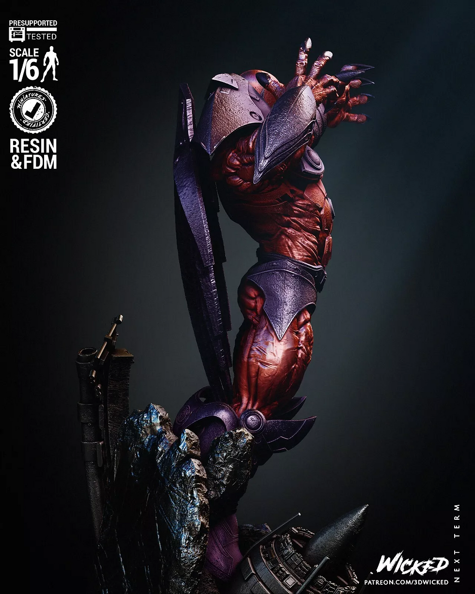 Thumbnail: Onslaught - 1 x Kit Model Resin dan Basis yang Tidak Dicat - W3D - Dalam Berbagai Skala