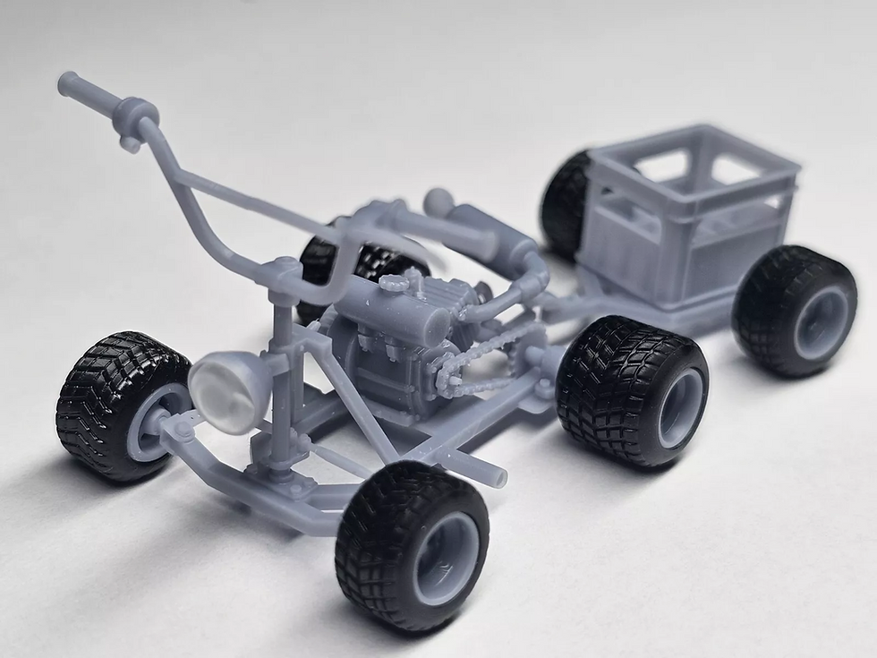 Miniaturbild: Bierkart – 1 x unbemalter 3D-Modellbausatz aus Kunstharz – in verschiedenen Maßstäben erhältlich – PS