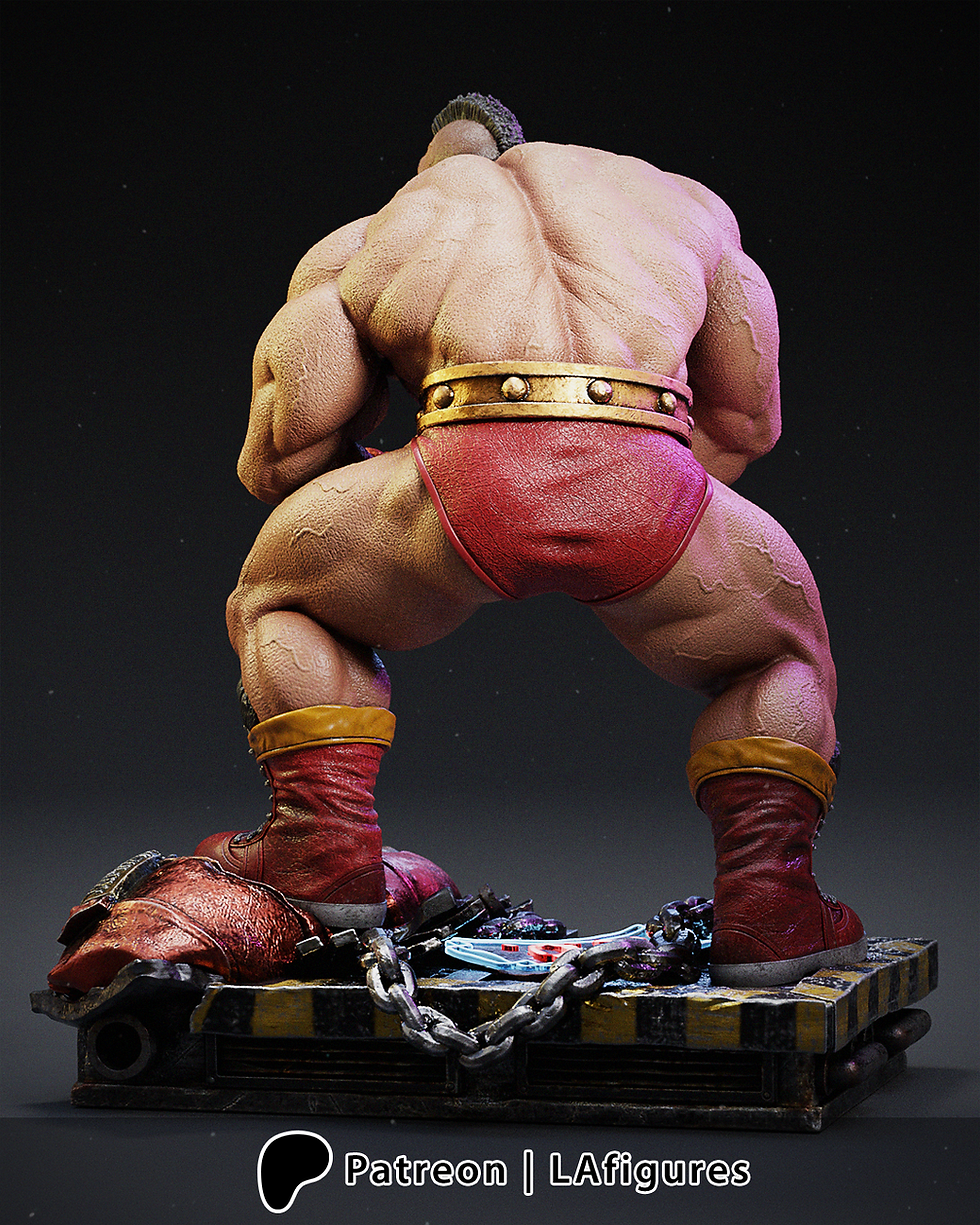 Miniaturbild: Street Fighter Zangief -LA Figuren Unbemalt-1/12 Großformat Harz Modellbausatz LA