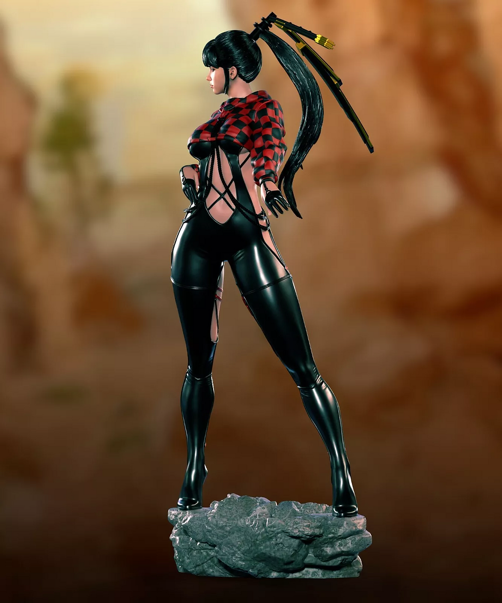Thumbnail: Eve Racer High Suit - 1 x Kit Model Resin Tanpa Cat + Basis - Dalam Berbagai Skala - ABE