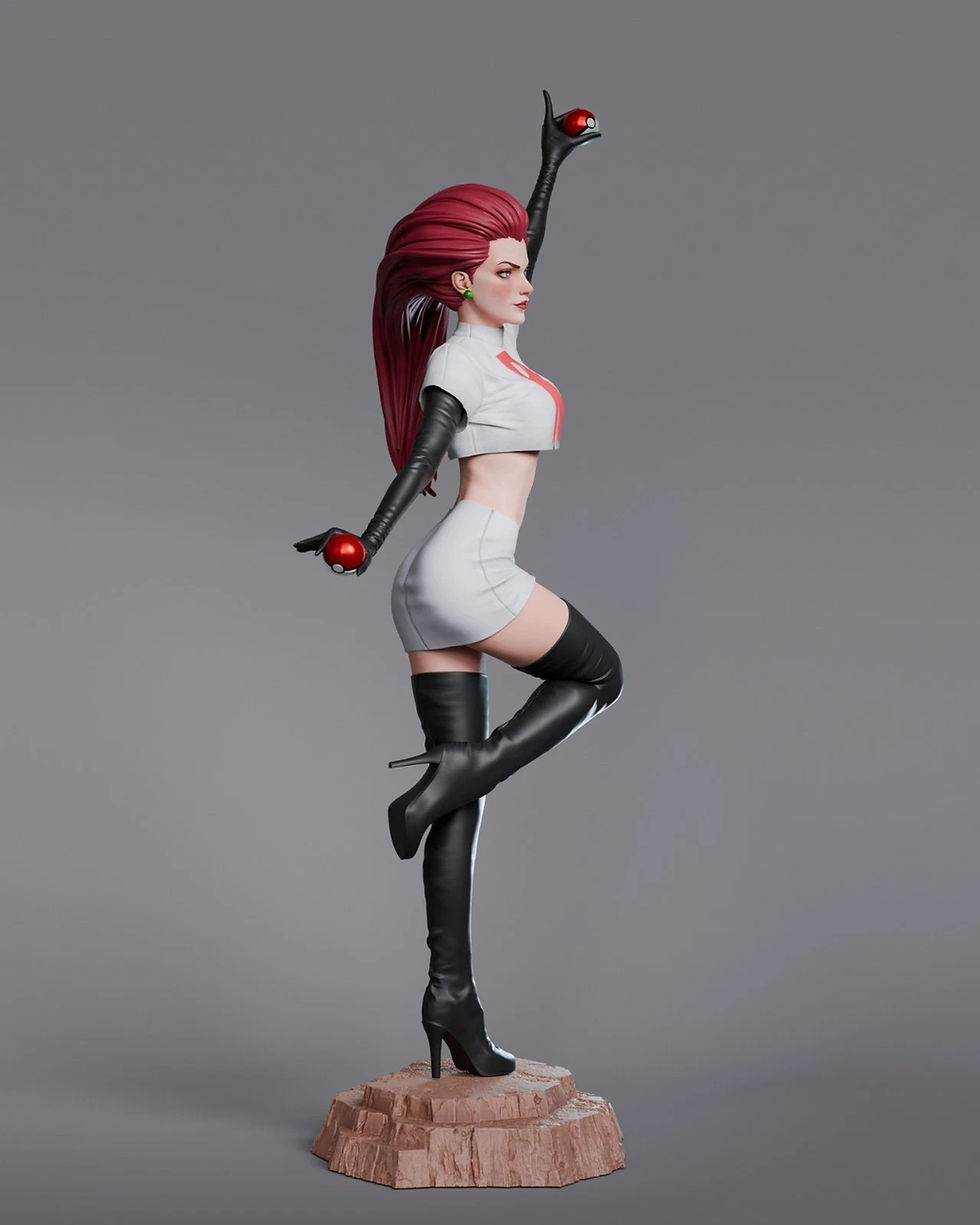 Miniaturbild: Jessie - 1 x Unpainted Large Scale 3D Resin Printed Model Kit and Base - ABE