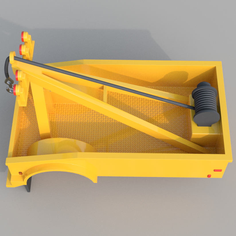 Miniature : Dépanneuse, carrosserie arrière uniquement – Différentes échelles – Kit d'impression 3D en résine – K3D
