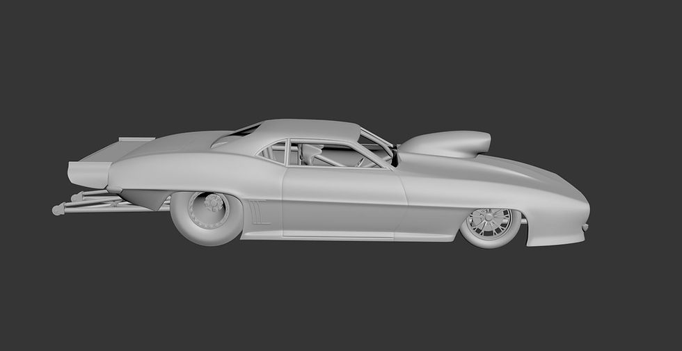 Miniature : Chevrolet Camaro PRO MOD Drag Car - Kit d'impression 3D en résine - Différentes échelles - AB