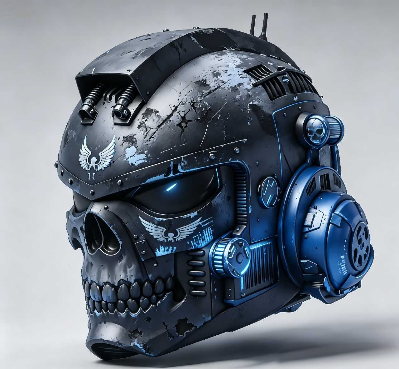 AETHERNUS Mk.IV Tempest Warden Helmet - Unpainted 3D Miniature or Cosplay-HEI-3D