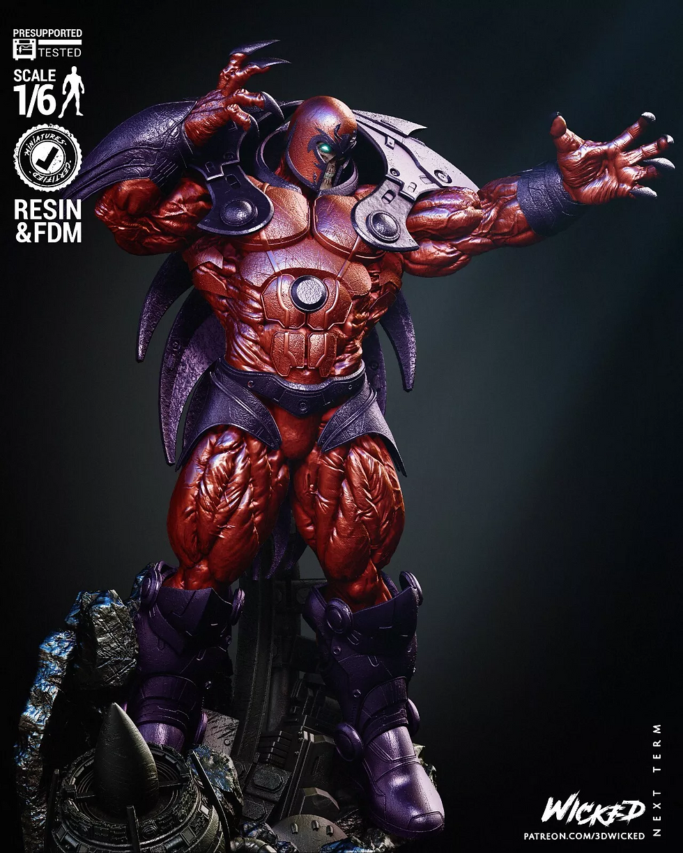 Miniaturbild: Onslaught – 1 x unbemalt – Resin-Modellbausatz und Basis – W3D – in verschiedenen Maßstäben