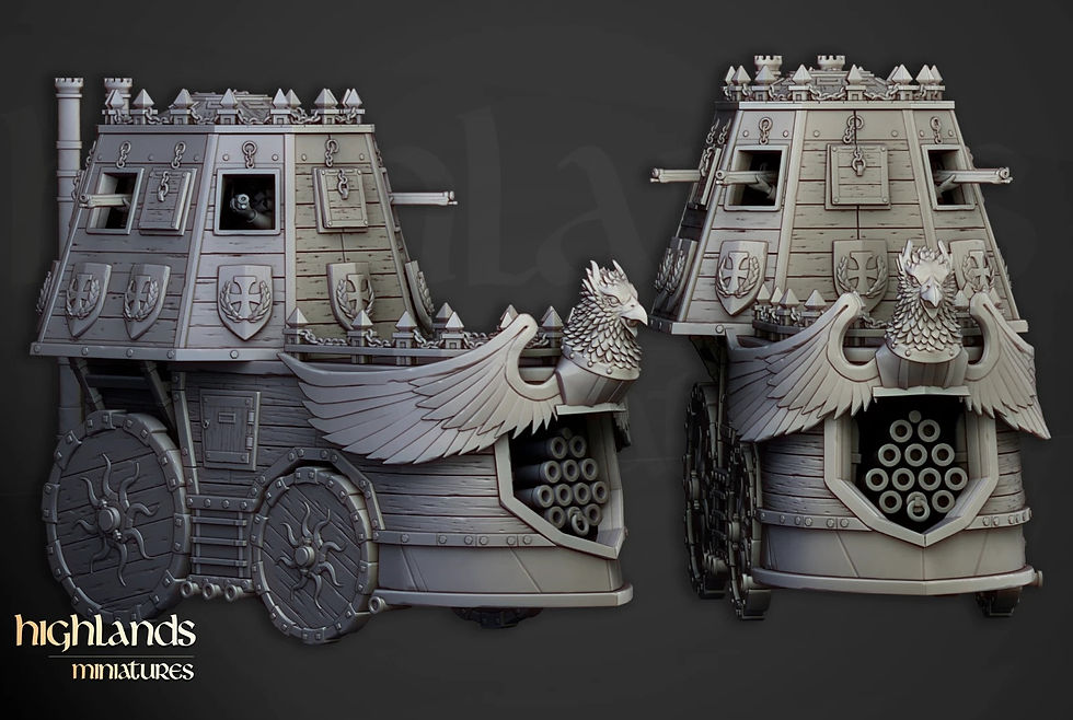 Miniaturbild: The Iron Opinicus – 1 x Fantasy-Rollenspiel, 32 mm, 3D-Harz, Warhammer-kompatibel – HIG