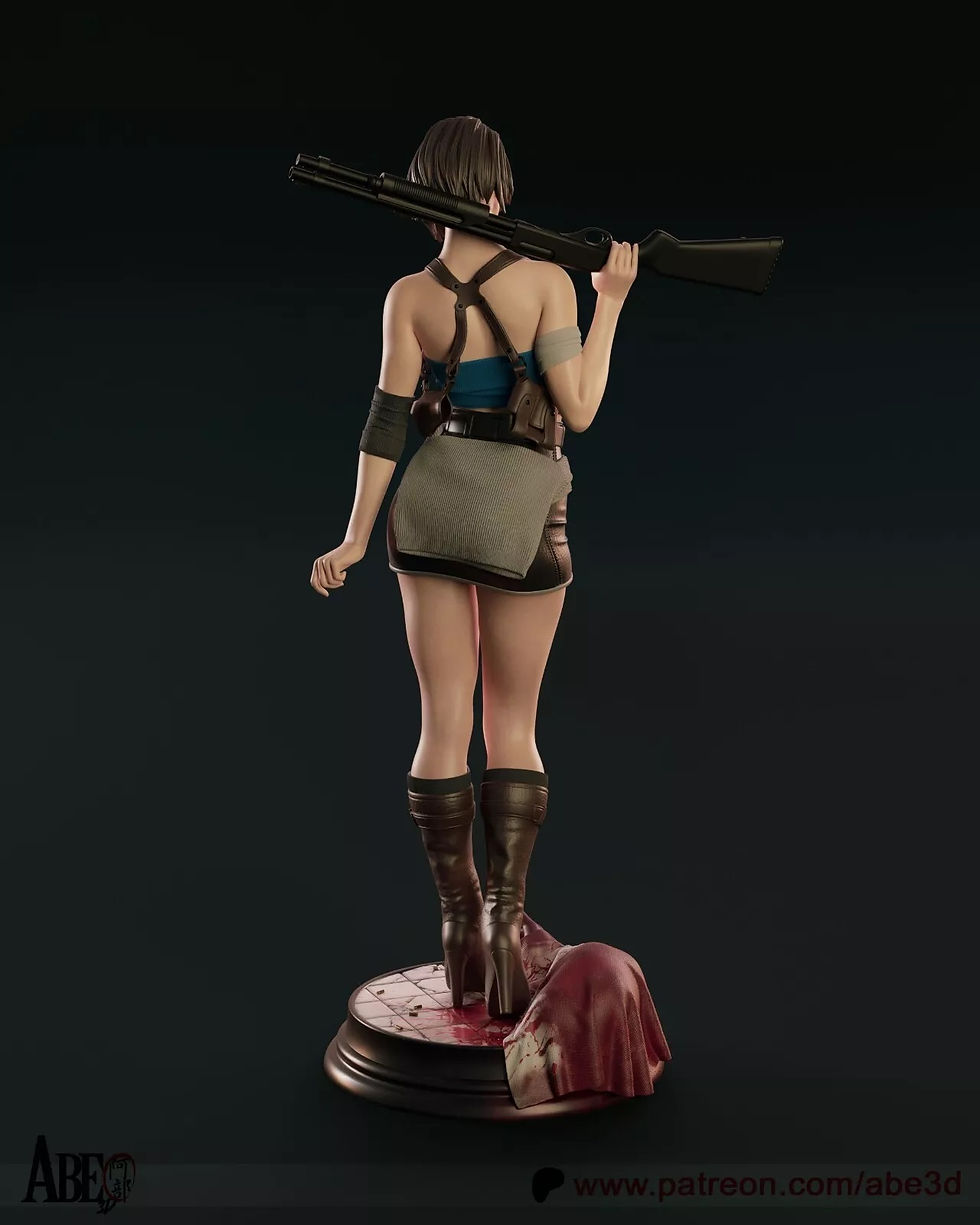 Miniatura: Jill Valentine - Standard - 1 x niepomalowany model z żywicy 1/12 lub 1/6 + podstawka abe