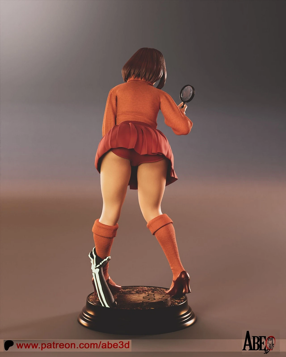 Miniatura: Velma - 1 kit de modelo impreso en resina 3D a gran escala sin pintar y base - ABE