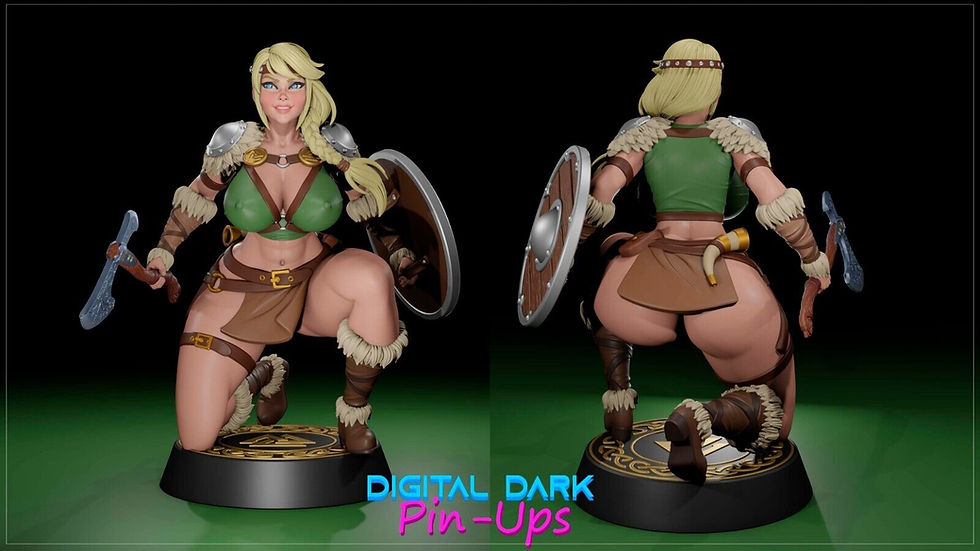 Miniaturbild: Viking Maiden Adult 1 - Großformat ca. 190 mm Harzmodellbausätze 2 Versionen DDP