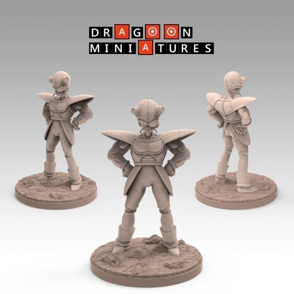 Thumbnail: Namek Saga T3 - Part 1 - Dragon Ball -10 x Unpainted 3D Resin Printed Models- DM