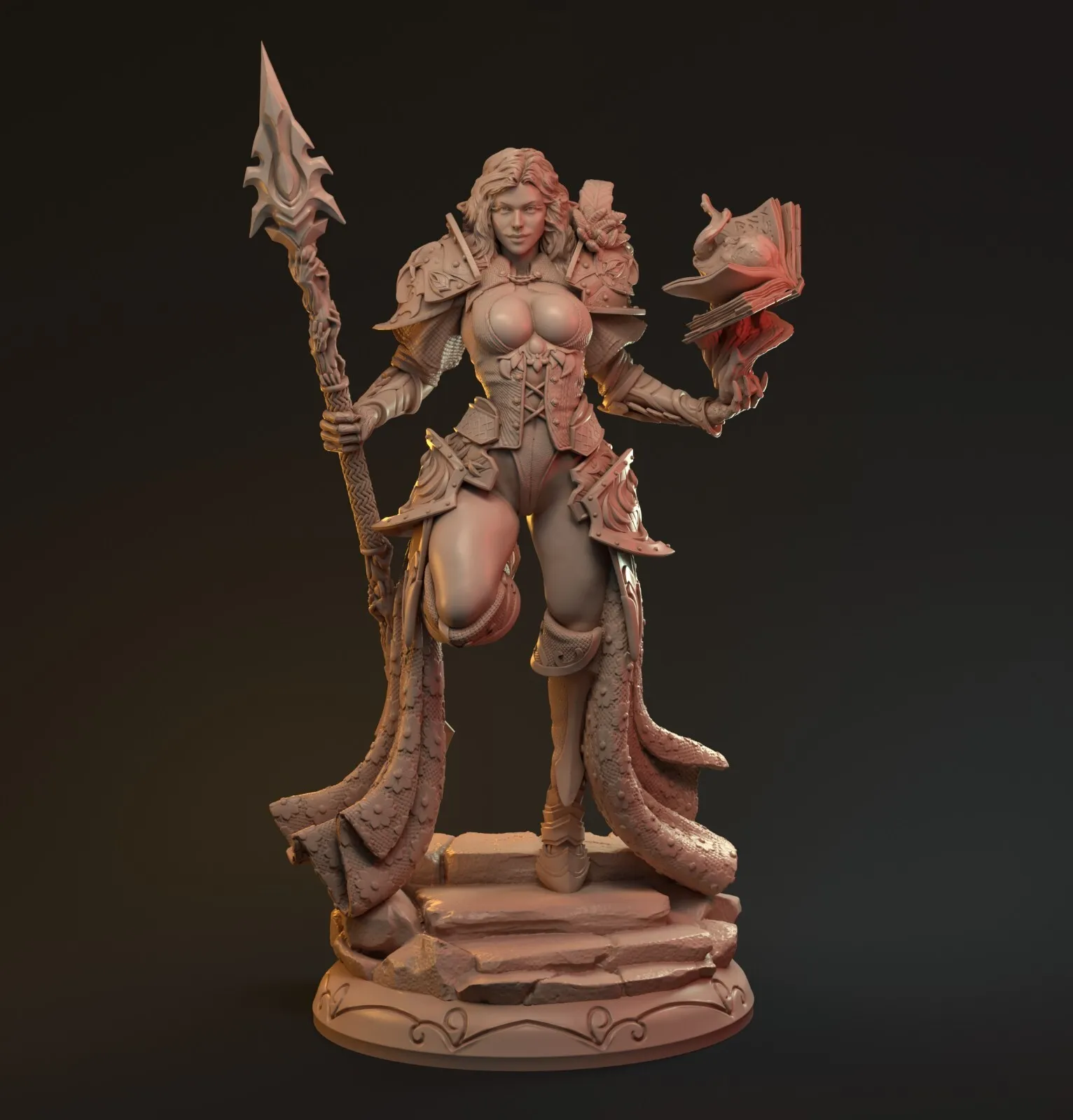 Mortsana - 1 x Unpainted 3D Resin Printed Model Kit + Base - Various Scales- MYT