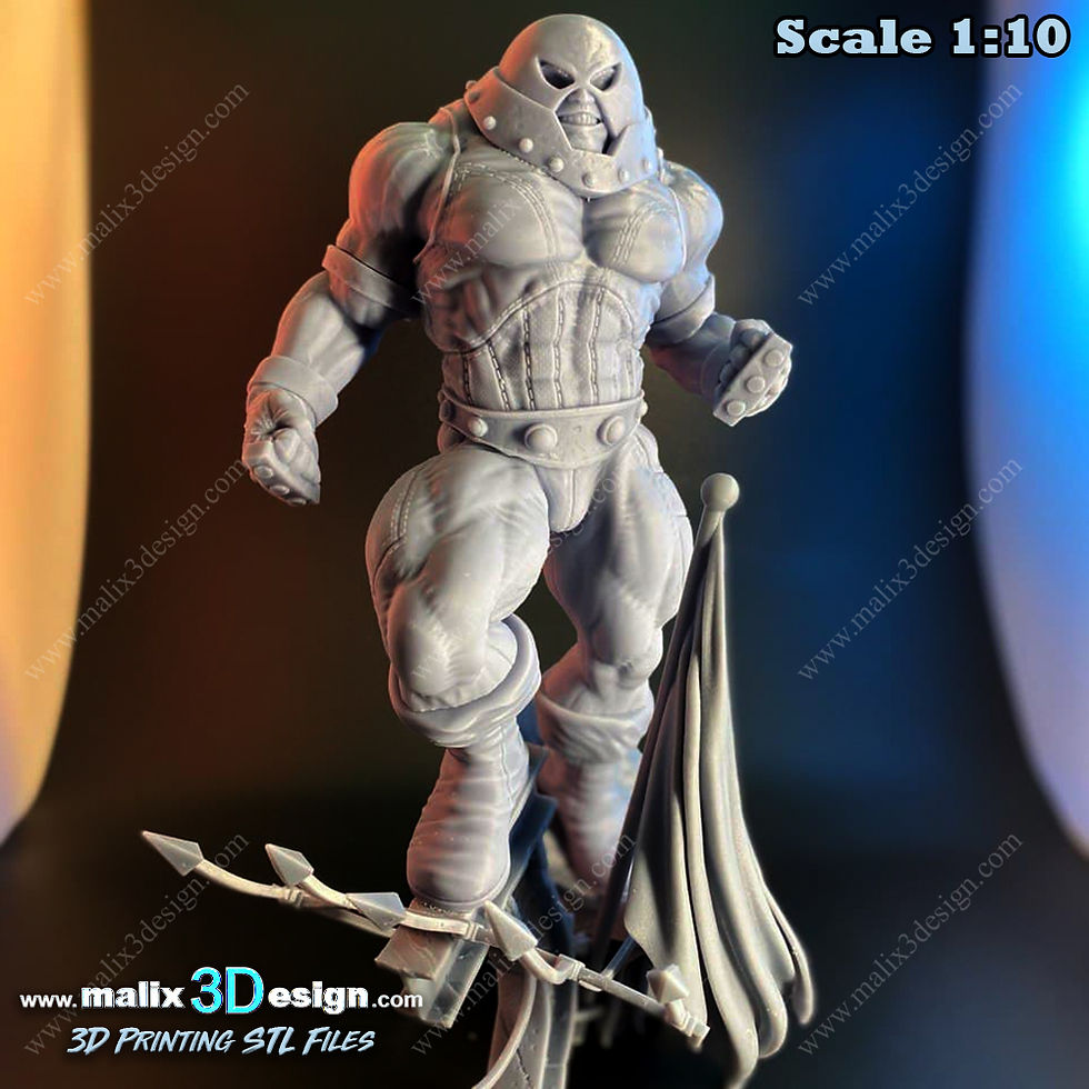 Thumbnail: JUGGERNAUT - 1 x Unpainted Large Scale 3D Resin Printed Model Kit and Base - SAN