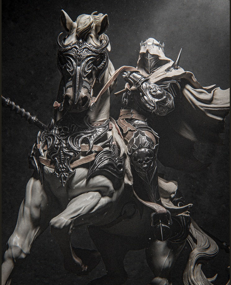 Thumbnail: Dareios - 1 x Unpainted Large Scale 3D Resin Printed Model Kit and Base - CA3D
