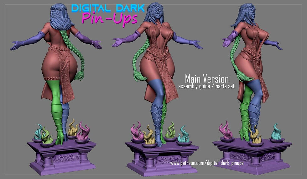 Reina Marika 1 - Maqueta de resina de gran escala (aprox. 250 mm), 2 versiones, DDP