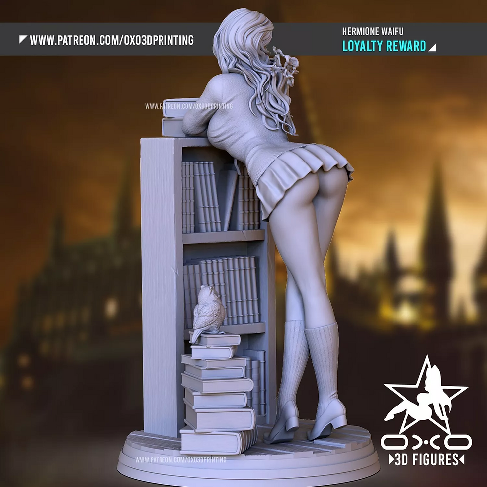 Thumbnail: Adult Hermione -1 x Unpainted-Resin Model Kit +Base OXO Various Scales Available