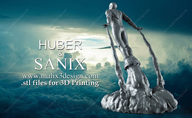 Thumbnail: IRON SUIT -Model 50 - 1 x Unpainted Large Scale 3D Resin Printed Model Kit - SAN