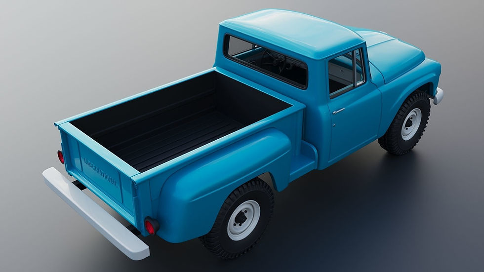 Thumbnail: Pickup Idirnáisiúnta 1962 C120 -RHD nó LHD - Pacáiste Múnla Iomlán Priontáilte 3D C/H/B