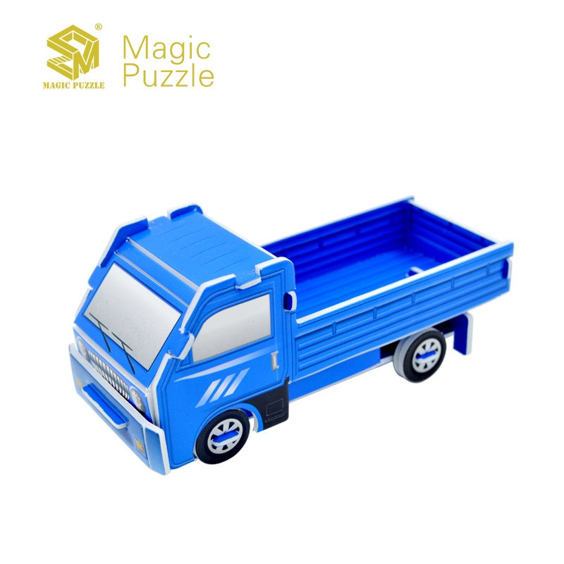 Thumbnail: Seri Puzzle Mobil Ajaib Teka-teki 3D 8 Mobil 112 Buah DIY B368-20