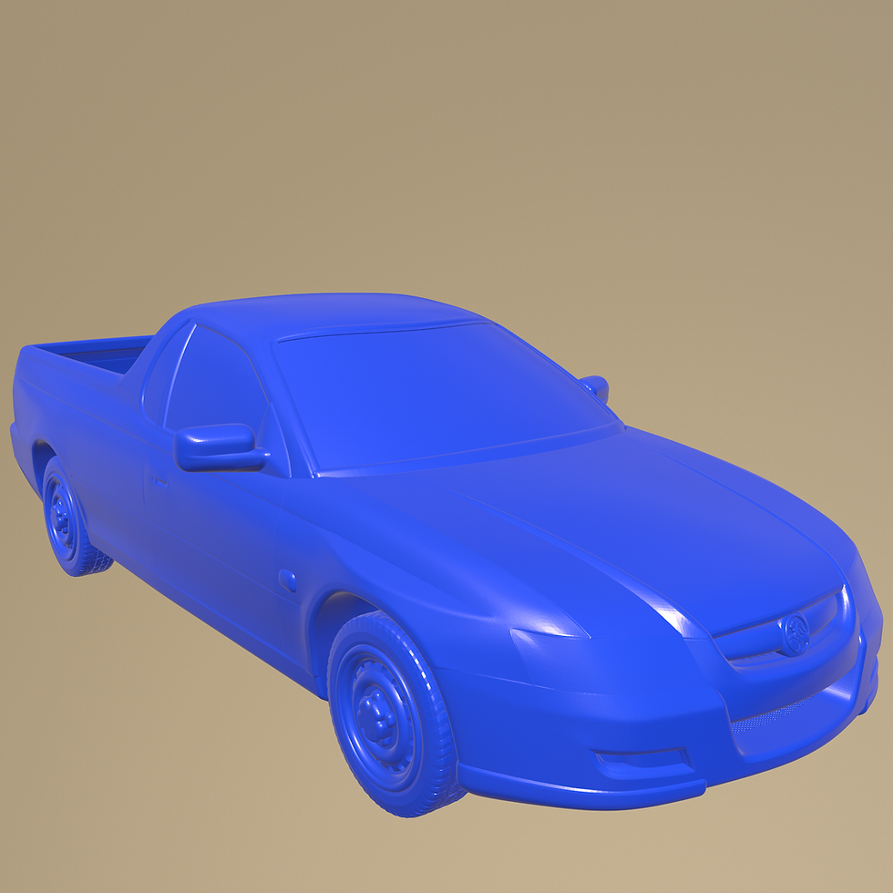 Miniatura: Holden VZ Ute 2004 - Kit completo de modelo impreso en resina 3D C/H/B