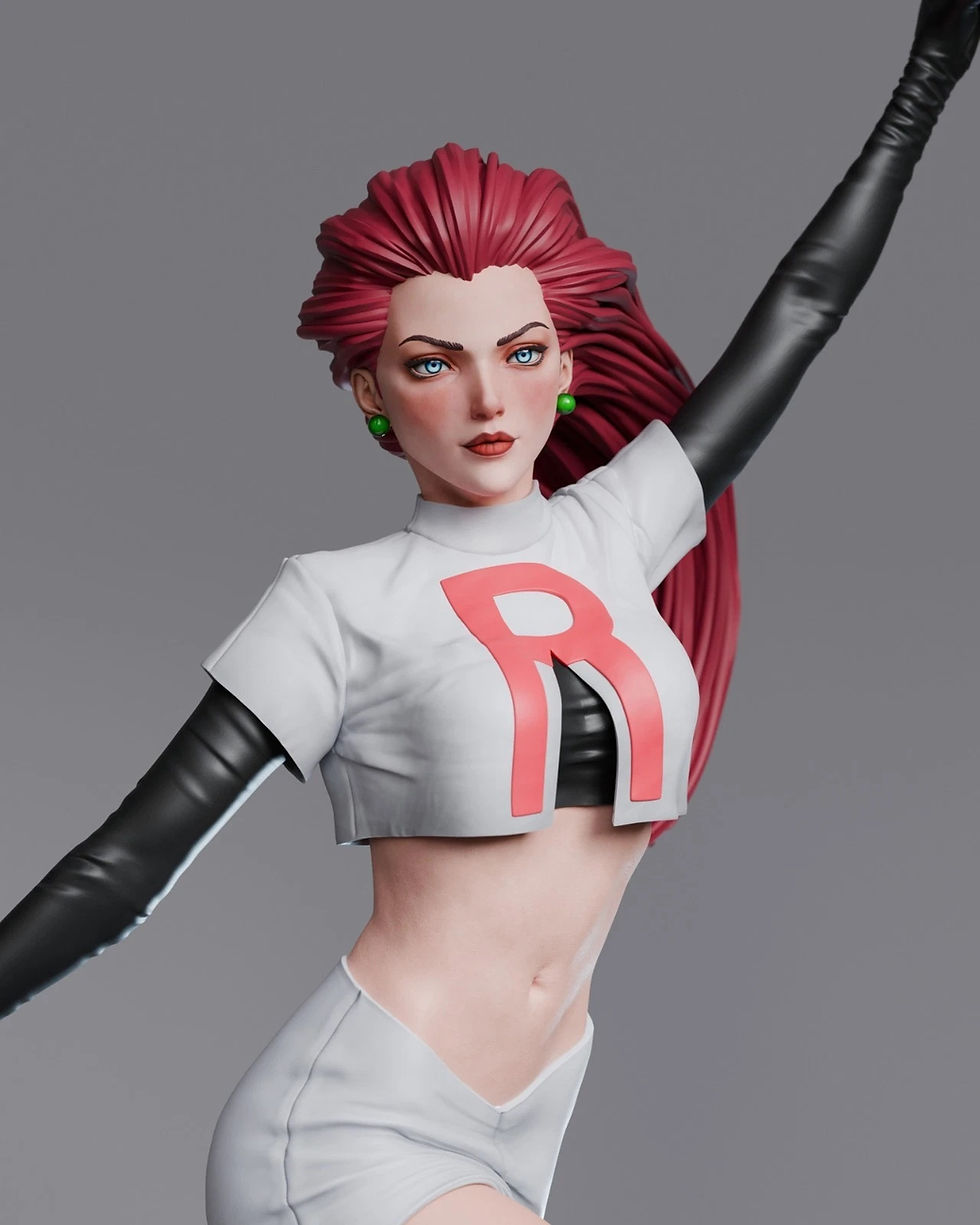 Miniaturbild: Jessie - 1 x Unpainted Large Scale 3D Resin Printed Model Kit and Base - ABE