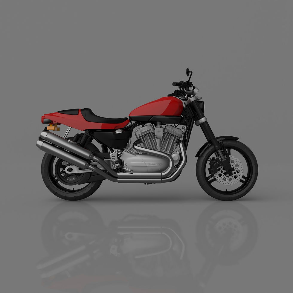Miniatura: Harley Davidson XR 1200 Sportster - 1 x Niepomalowane zestawy modeli drukowanych w 3D - S3D