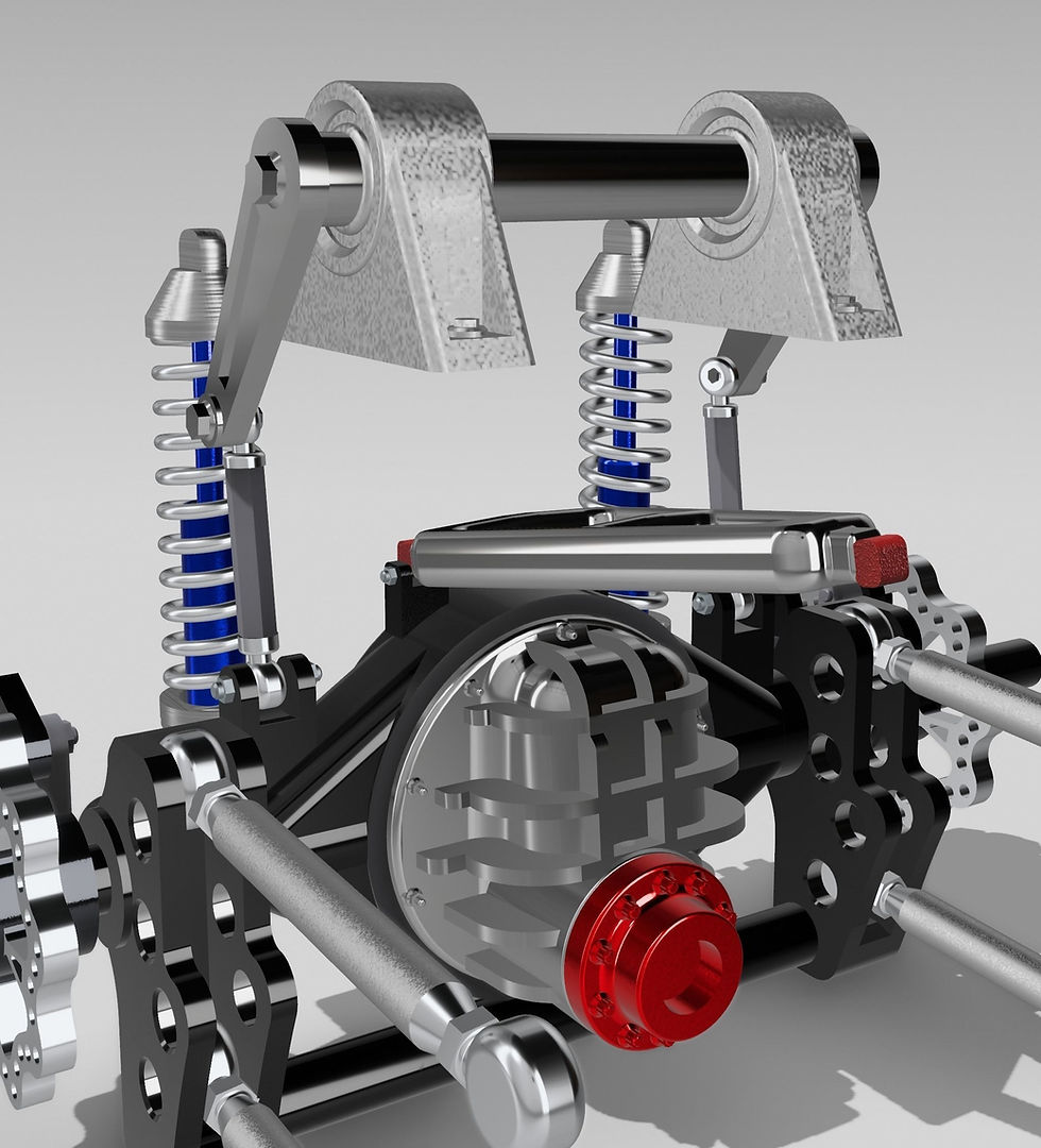 Thumbnail: Gearrthóg Chassis Cúil Tubáilte Pro Street Iomlán - Pacáiste Múnla 3D - MCS