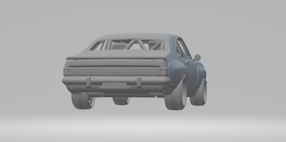 Miniatura: Kit de Holden HK Monaro Widebody - En varias escalas - Impresión en resina 3D - GRUD