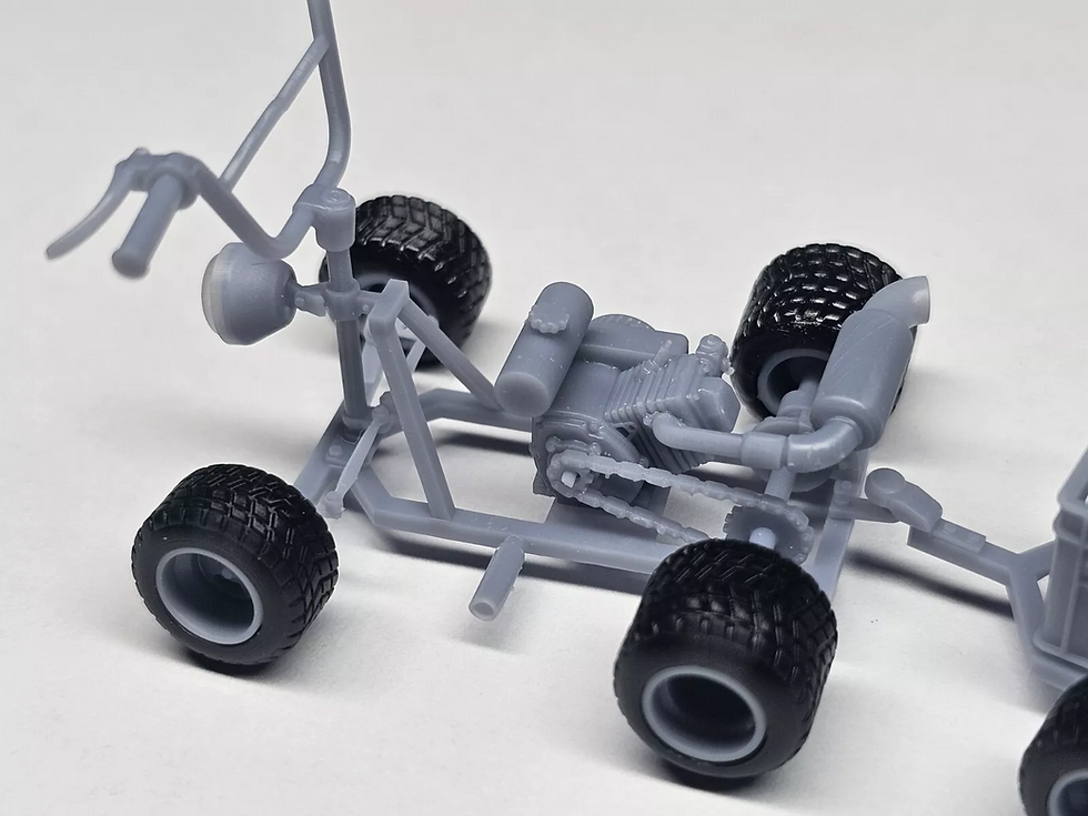 Miniatyrbild: Ölkart - 1 x Omålad 3D-hartsmodellbyggsats - Finns i olika skalor - PS