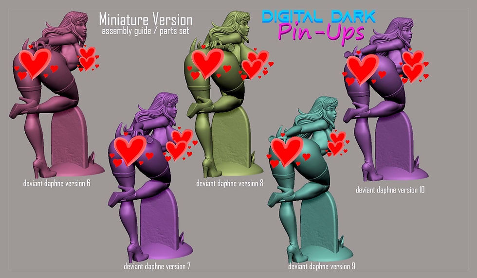 Thumbnail: Daphne 1 - Kit Model Resin Skala Besar 250mm kira-kira 2 Versi DDP
